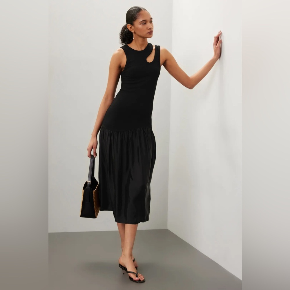 Sandro Olane Sleeveless Midi Dress
